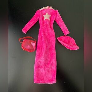 Vintage Mattel Generation Girl Nichelle Cool And Casual Fashion Dress Hat Bag